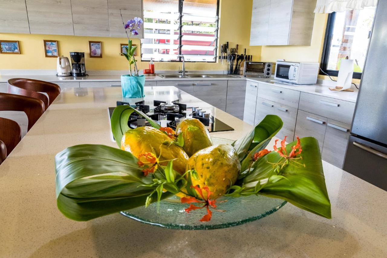 Fare Manava Villa Bora Bora Bagian luar foto