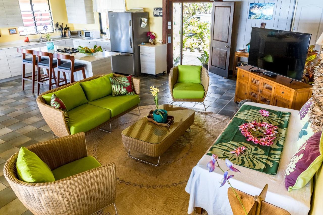 Fare Manava Villa Bora Bora Bagian luar foto